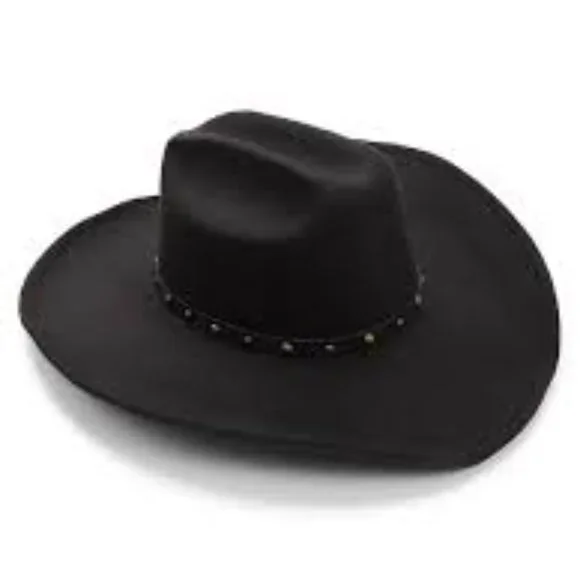 Frye | Accessories | Frye Wide Brimmed Black Western Cowgirl  display picture 3
